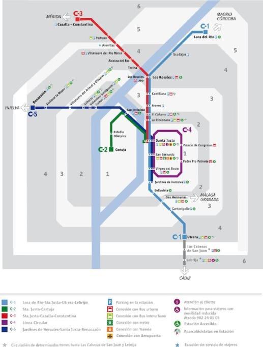 סביליה Fibes Apartamento Con Parking Gratis מראה חיצוני תמונה